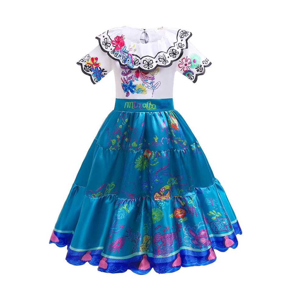 Children Encanto Isabella Mirabel Dress