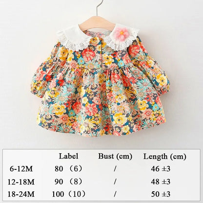 Cute Bow Flower Princess Dress