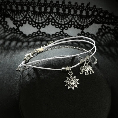 Vintage Star Elephant Bracelet