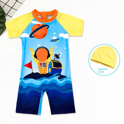 Teens Babies One-Piece Quick-Drying Boys' Swimsuit