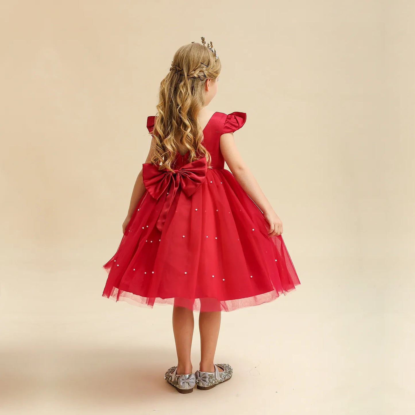 Toddler Backless Tulle Dress