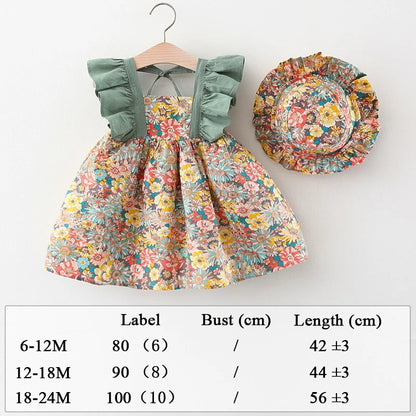 Cute Bow Flower Princess Dress