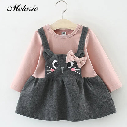 Cartoon Knit Princess Dress